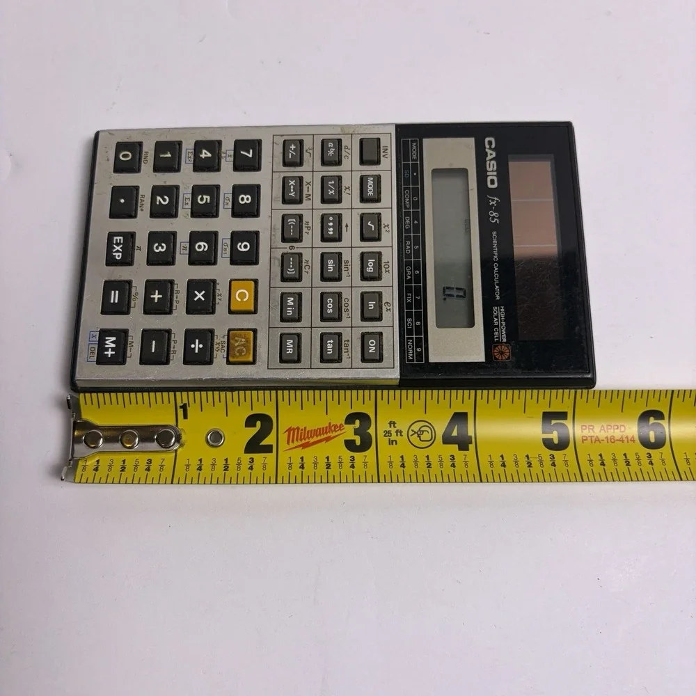 Casio fx-85 Scientific High Power Solar Cell Calculator Made in Japan Tested